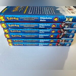 Pokémon Diamond and Pearl Adventure! Books 2-4 And 6-8 by Shigekatsu Ihara